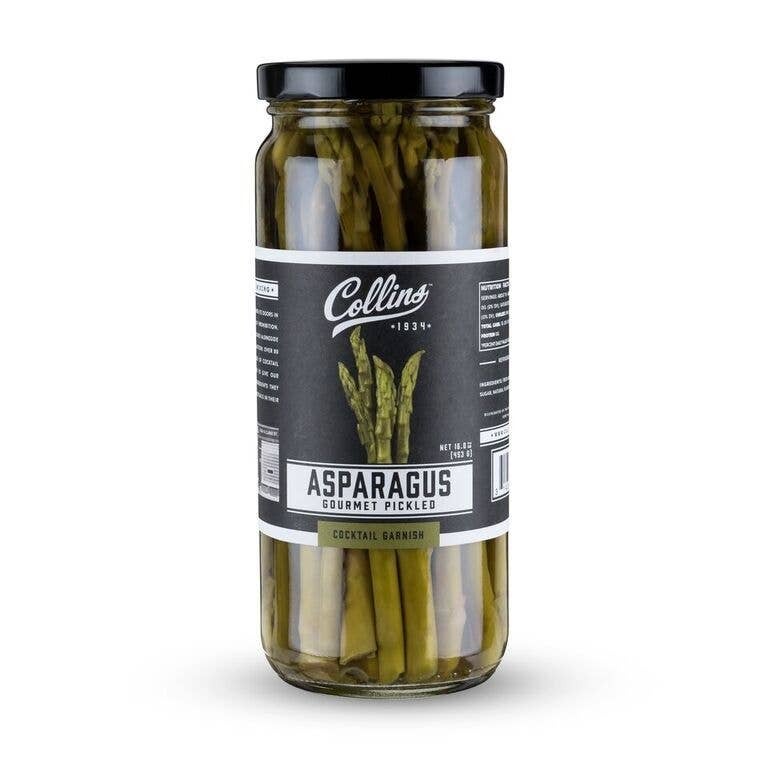 Collins 16 oz Gourmet Pickled Asparagus Chef Flaco's Salsa/Wicked