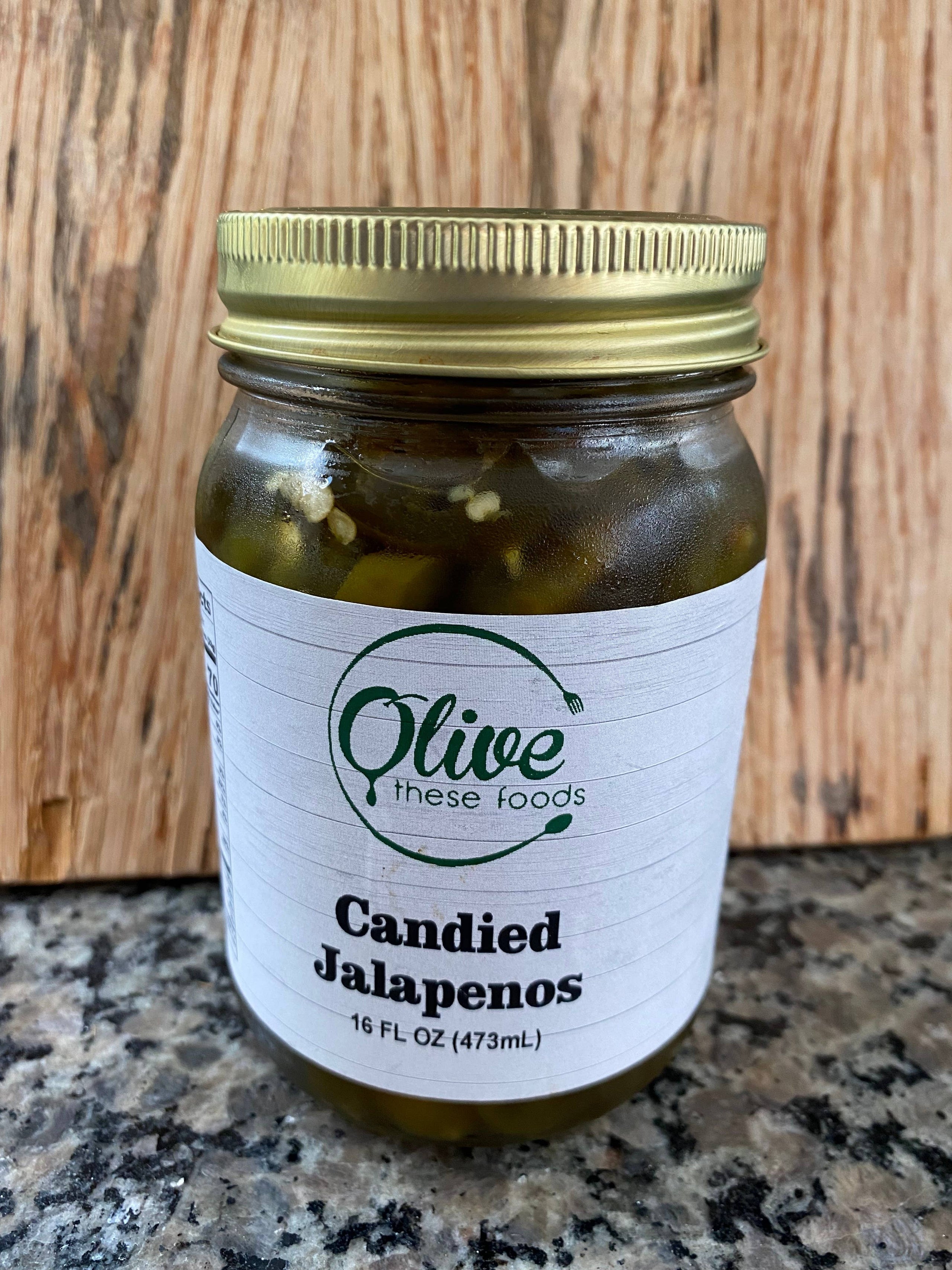OLIVE THESE FOODS Candied Jalapenos Chef Flaco's Salsa/Wicked
